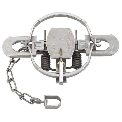 Duke 476 Coil Spring Trap Offset Jaw No. 1 3/4, Silver
