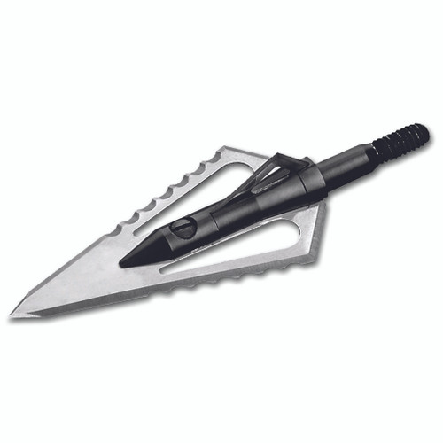 Magnus SBC100-4 Stinger Buzzcut Broadheads, 4 Blade, 100 Grain, Black, 3 Pack