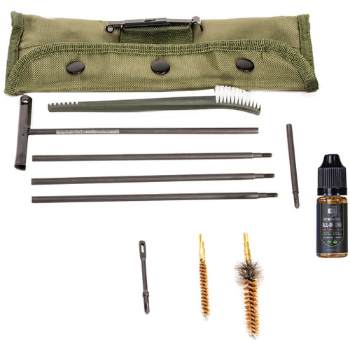 Breakthrough BT-GI-AR15 Military Style Cleaning Kit Standard Issue AR15/M16/M4, Green