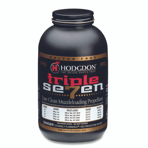 Hodgdon T73 Triple Seven Powder FFFG 1 lb HAZMAT, Black