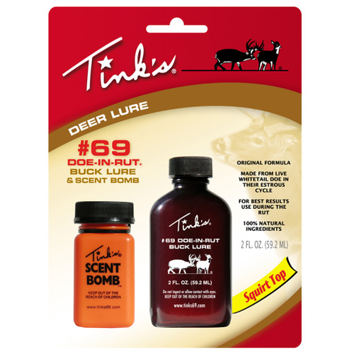 Tink's W6198 Trophy Buck Lure & Scent Bomb, 2 Ounce, Brown