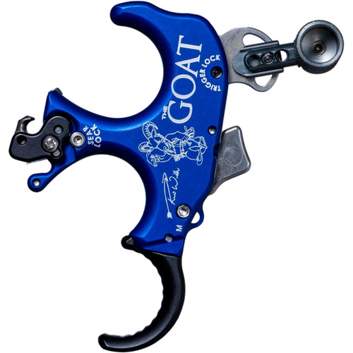 TRU Ball TGOT-BLQS-M GOAT 3 Finger, Blue/Quick Silver, Medium