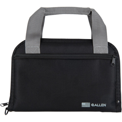 Allen Company 3643 Pistol Tote with Pocket for Semi-Auto Handguns and Revolvers Up to 11 Inches, Black