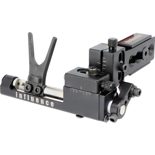 Specialty Archery INF-LH-BLK Influence Arrow Rest, Standard Bar Length, Black, Left Hand