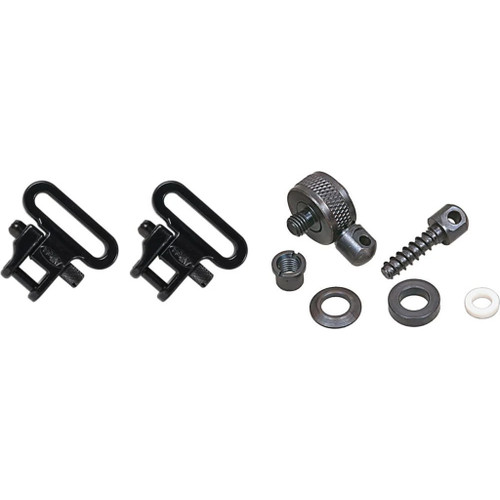 Allen Company 14430 Swivel Set for Pump and Semi-Automatic Shotguns, Supports Slings Up to 1 Inch Wide, Black