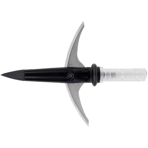 Dead Ringer DR8673 The Stingray Mechanical Broadhead, 100 Grain, 2 Inches Cut, Black