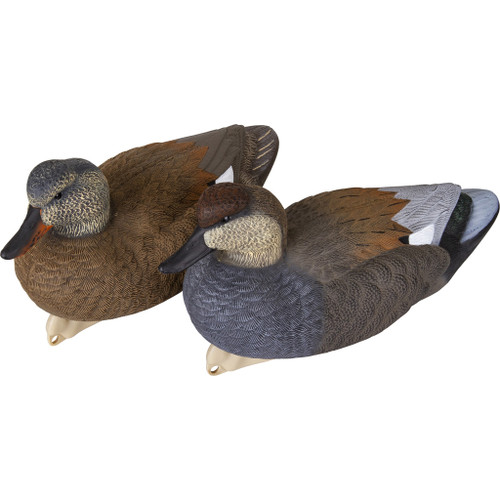 Flambeau 5632MSU Master Series Gadwall Floater Decoys 6 Pack, Brown