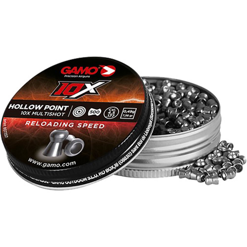 Gamo 6322546BL54 Swarm 10X HP Pellets .177, Black,  500 Count