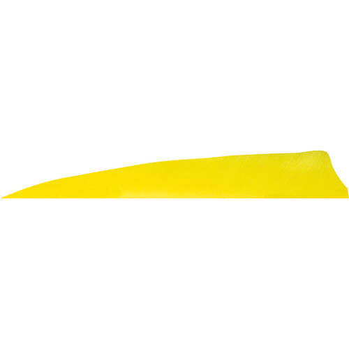 Gateway 400RSSSY-50 Shield Cut Feathers Sun Yellow 4 Inches, RW Yellow, 50 Pack