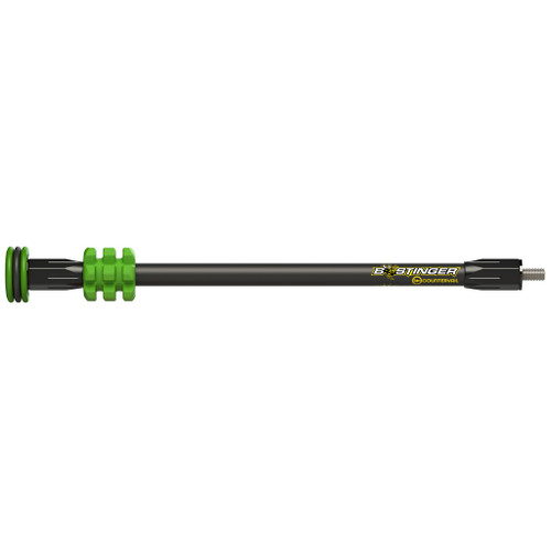 Bee Stinger MHX12GR MicroHex Stabilizer with Countervail Technology , 12 Inches, Green