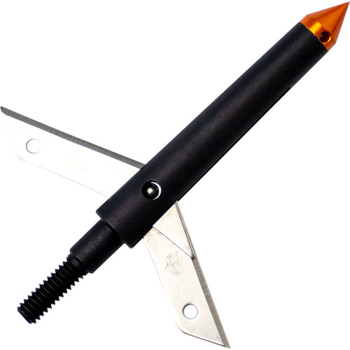 Thorn TBXVCROS125-3 XV Crossbow Broadhead, 2 Blade, 125 Grain, Black, 3 Pack