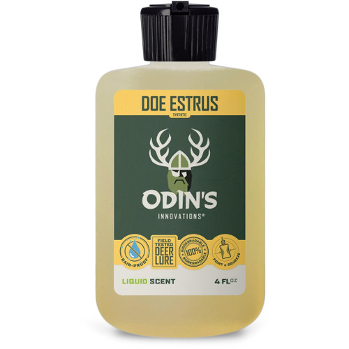 Odins Innovations OI23015 Doe In Estrus Scent Liquid, 4 Ounce, Clear