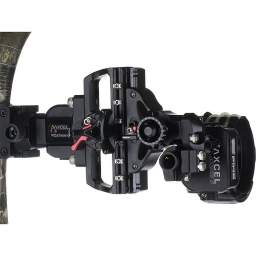 Axcel ACUT-P510-4BK AccuTouch Picatinny Sight AccuStat II, 5 Pin, .010, Black, Right Hand/Left Hand