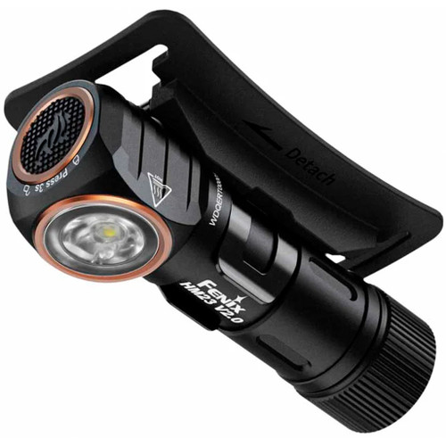 Fenix FX-HM23V2 300 Lumen AA Battery Headlamp, Black