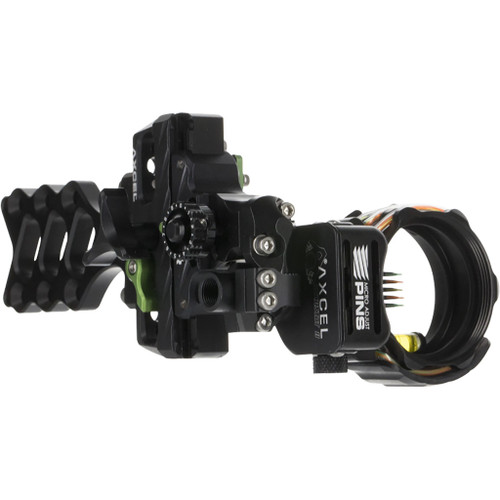 Axcel ACHN-N510-4BK AccuHunter Sight AccuStat II, 5 Pin, .010, Black, Right Hand/Left Hand