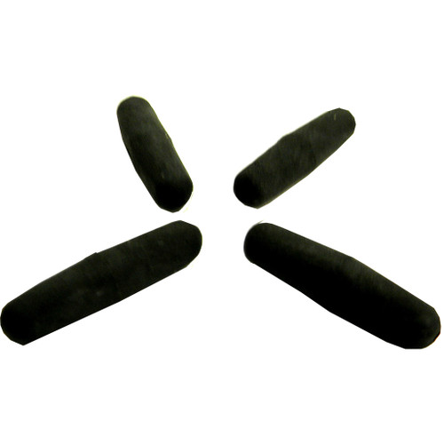 BowJax 1037black String Sleeve Silencers for Bowstrings, 16 Grain Each, Black, 4 Pack
