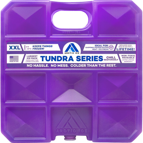 Arctic Ice 1262 Tundra Series Reusable Ice Pack, 10 lbs, Purple