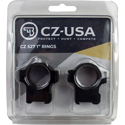 CZ 40088 527 Scope Rings 1 Inch 16mm Dovetail, Height 0.550 Inches, Black