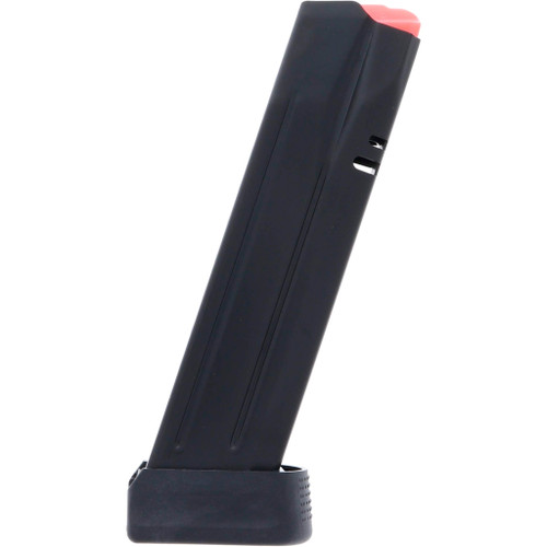 CZ 11443 Pistol Magazine 9mm Extended Reverse & Ambi Fits P-10 F, P-09, Black, 21 Round