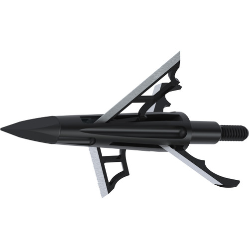 New Archery Products NAP-60-DK100 DK4 Broadheads, 100 Grain, Black, 3 Pack