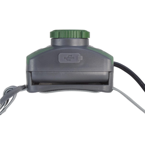 Police Security Flashlights 97708 Twin Power Headlamp, 800 Lumens, Grey