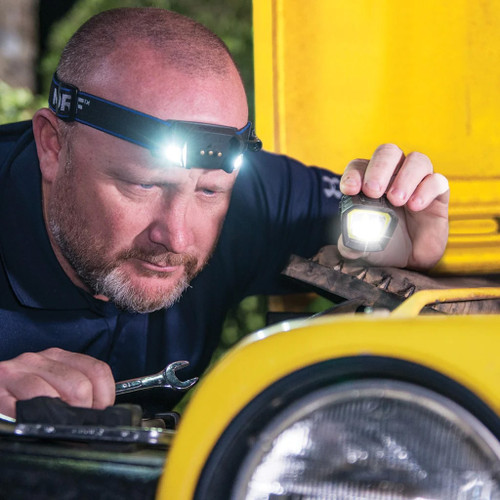 Police Security Flashlights 98575 MORF R230 Removable Headlamp, 230 Lumens, Black