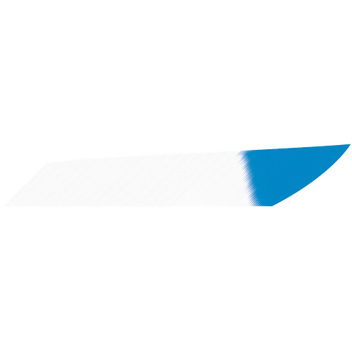 Gateway 318LISWB-50 Mako Feathers Blue Tip 3.125 Inches, LW White, 50 Pack