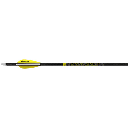 Victory XBOLTKE-22FXG-3 TKX Elite Bolts, 22 Inches, Catch Nocks, Black, 3 Pack