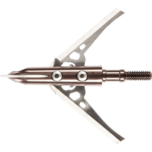 Rage R38900 2-Blade COC NC Broadheads, 2 Blade, 100 Grain, Grey, 3 Pack
