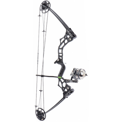 Muzzy 7925-L V2 Spin Kit Bowfishing Package, 25-31.5 Inches, 25-55 lbs, Black, Left Hand