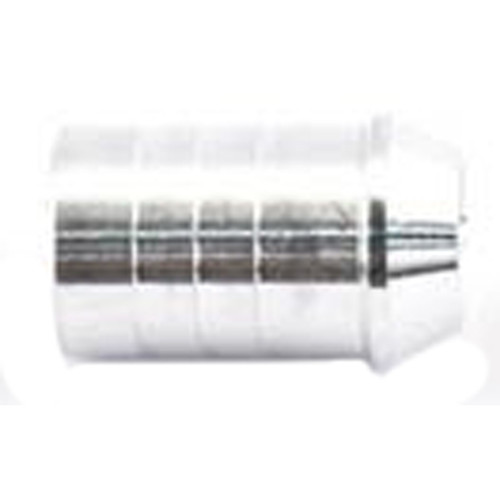 Black Eagle 1146 PS27 Standard Conical Nock Bushing, 22 Grain, Silver, 12 Pack