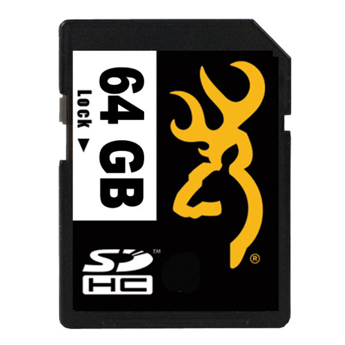 Browning BTC 64GSD Trail Camera SD Card 64 GB, Black