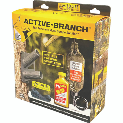Wildlife Research 393 Active Branch Mock Scrape Kit, 4 Ounce, Grey