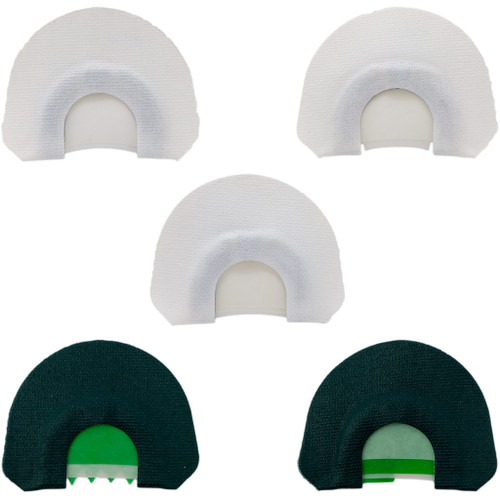 Quaker Boy 11317 Fab 5 Diaphragm Call Combo Pack for Turkey Calling, Green