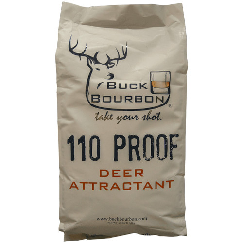 Buck Bourbon BB-11025 110 Proof Deer Attractant 25 lb, Tan