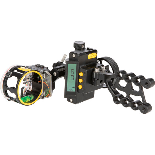 Trophy Ridge AS713DR19 Digital React Trio Bowsight, 3 Pin, Black, Right Hand