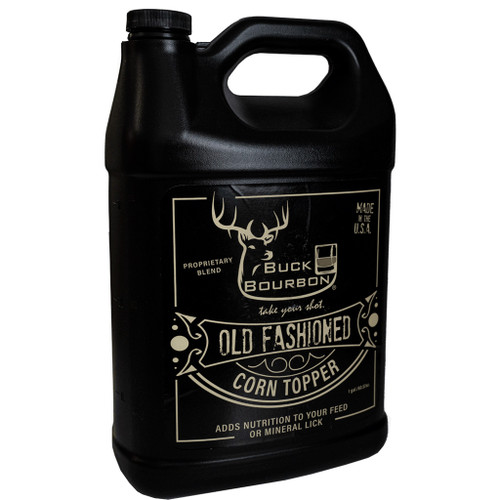 Buck Bourbon BB-OF Old Fashioned Corn Topper 1 gal, Black
