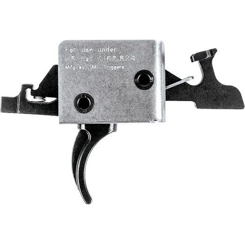 CMC Triggers 91506 AR15/AR10 Two Stage Trigger, Curved Large Pin, 1 lbs Set-3 lbs Release, Black