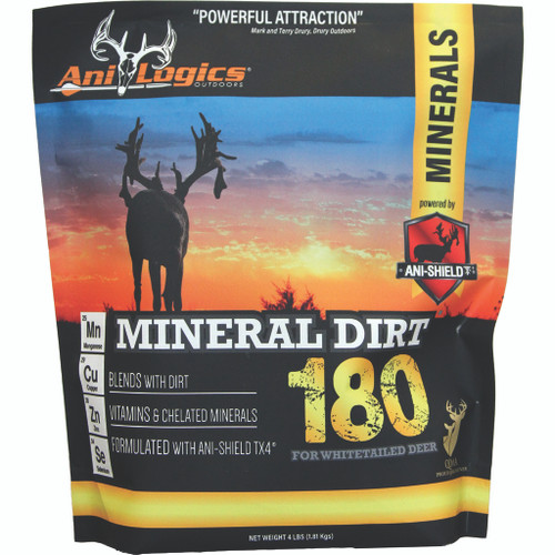 Ani-Logics 30704 Mineral Dirt 180 Deer Attractant and Mineral Supplement, 4 lbs