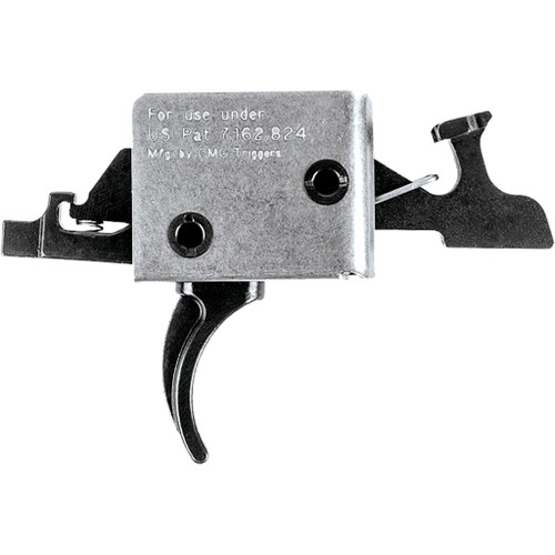 CMC Triggers 92502 AR-15/AR-10 Two Stage Trigger, Curved Pin, 2 lbs Set-2 lbs Release, Black