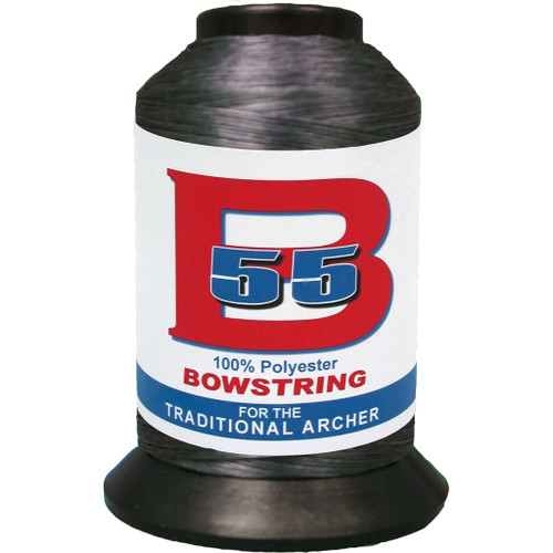 BCY B55 Bowstring Material, 1/4 lbs, Gunmetal