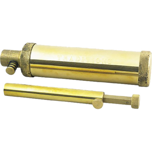 Traditions A1334 Hunter Flask with Powder Measure, Brass