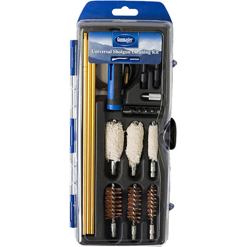 Gunmaster GMSGHY Universal Hybrid Shotgun Cleaning Kit Black, 21 Pack
