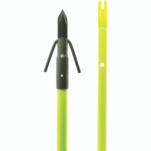 Muzzy 1420-GBS Classic Fish Arrow with Gar Point, 5/16 Inches, Yellow