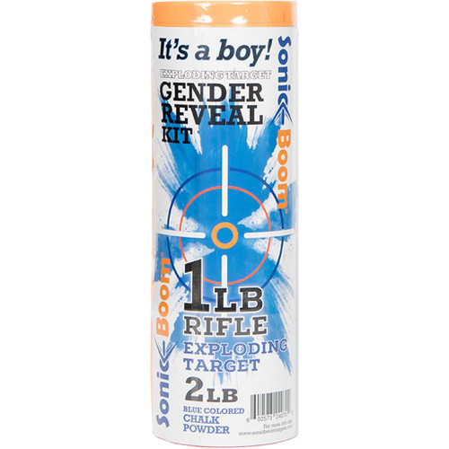 Sonic Boom SBTGRBOY Exploding Target Gender Reveal Kit for Boy, 1 lbs, Blue
