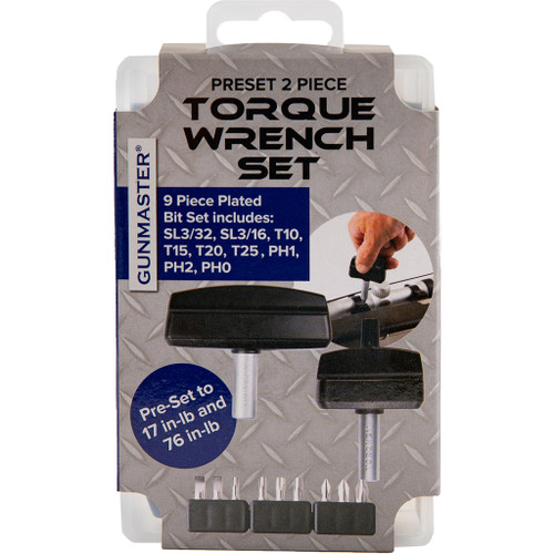 Gunmaster TW20-80 Torque Wrench Set Black