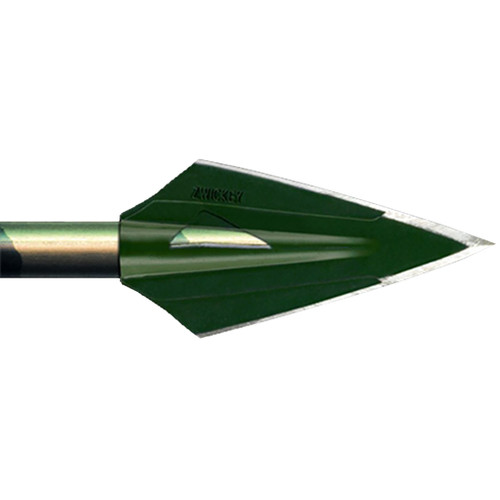 Zwickey B54 Eskilite 4-Edge Glue-On Broadheads, 110 Grain, Green, 3 Pack