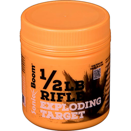 Sonic Boom SBTHP Exploding Rifle Targets, 1/2 lbs, Orange, 1 Pack