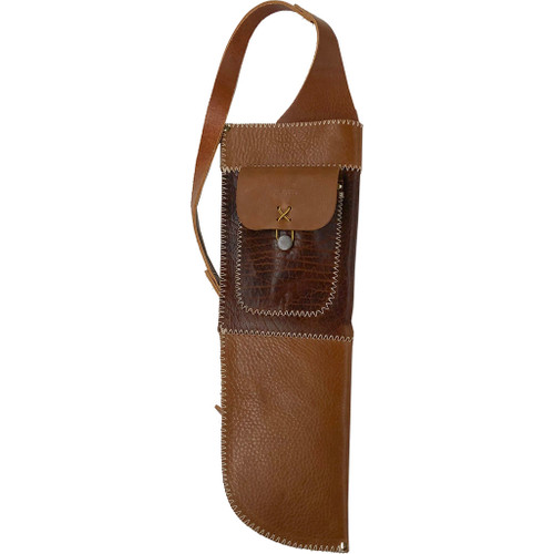 Neet 02812 Osage Bowmen Bison Back Quiver, 18 Inches, Brown, Right Hand