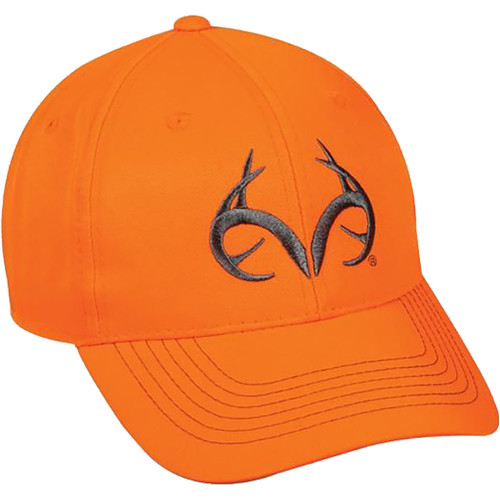 Outdoor Cap TRT80A-8010 Realtree Antler Cap, Blaze Orange